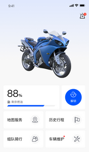 APP especially customized for motorcycle