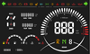 Segment code Instrument especially customized for motorcycle